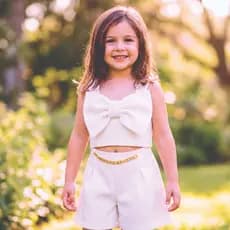Kit 3 roupa feminina infantil ano novo 2024 2 aos 12 anos