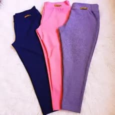 Calça legging menina infantil escola e passeio inverno o 2 a 16 anos lisa