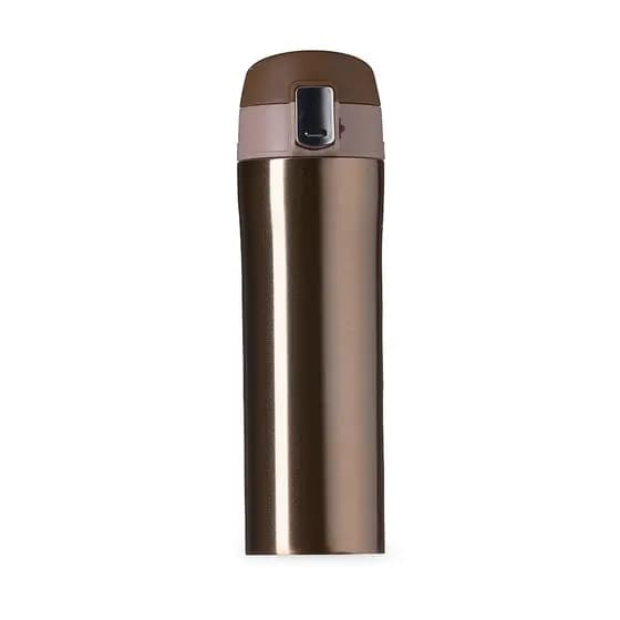 Squeeze Garrafa Térmica Dourada 350ml Academia Camping