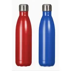 2 Garrafas Squeezes de Inox Coloridos Para Viagem Camping