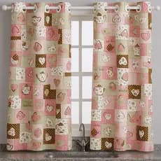 Cortina Cozinha Estampada 3,00x1,80 Decoração