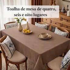 Toalha de Mesa Para Cozinha 4 Lugares 6 Lgores 8 Lugares Cores Vibrantes