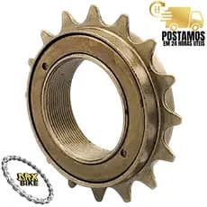 Catraca Roda livre 16d toda esfera dourada polybag Bike DRX BIKE