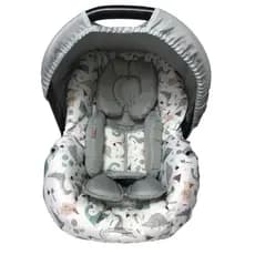 KIT CAPA DE BEBE CONFORTO E REDUTOR - DINO