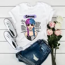 Camiseta  Feminina estampa Signos 1.2