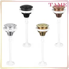 [Tame_sz] Botão De Descarga Do Vaso Sanitário 38 Mm Universal Fácil Instalação Para Banheiro Doméstico E Hotel