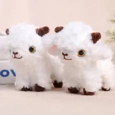 Ornamento De Pelúcia Adorável Lembrança Brinquedo Fofinho Confortável Para Colecionadores , Mesa , Mochila