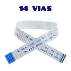 Cabo Flat 14 Vias Para Controle Playstation 4 Ps4 Jdm-001 Flex JDS-001
