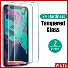 WUJU 2 peças película Protetor De Tela Vidro Temperado pelicula Para iPhone 17 11 12 13 14 15 16 Pro Max Plus XR X XS