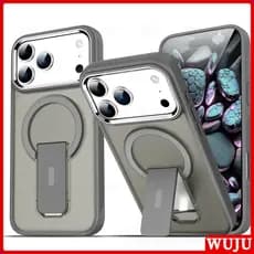 Capa Magnética De Design Minimalista De Duas Cores WUJU Compatível Com IPhone 17 16 15 14 13 12 11 Pro Max , Proteção À