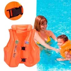 JS Boia Infantil Colete Salva Vidas Praia Piscina Inflável Criança