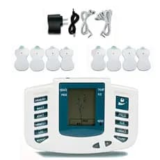 JS Massageador de Choque Fisioterapia com Eletrodos Estimulante Muscular Eletrico