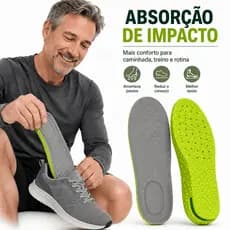 Palmilha Smart Comfort com Salto Gel Anti-Impacto 39 ao 40