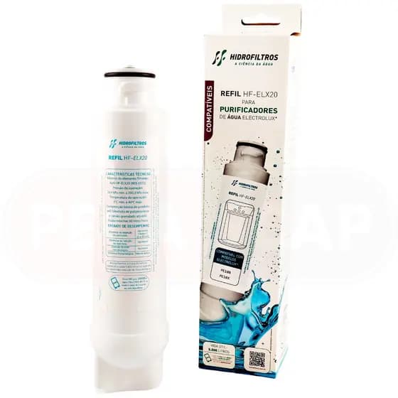 Purificador De Água Refil Compatível Com Purificadores Electrolux PE10B, PE10X