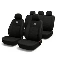 Kit Capas Tecido Grosso Automotivo Fiat Nova Logo Carro Palio Uno Punto Siena Argo Strada Stilo