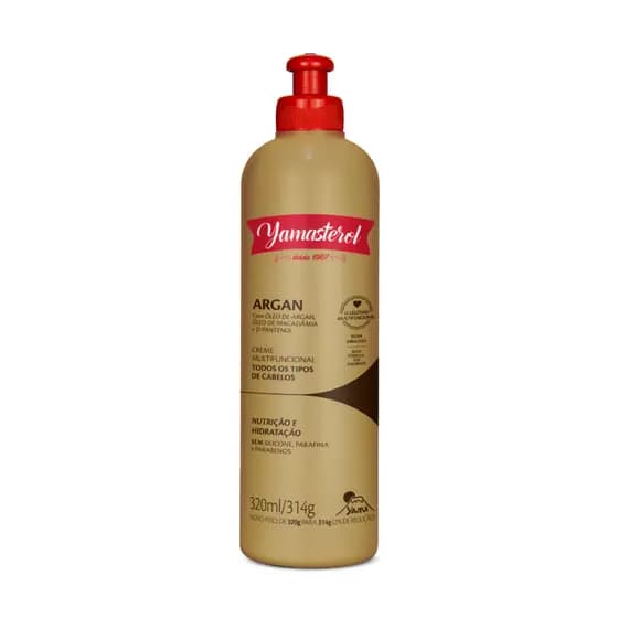 Creme Multifuncional Yamasterol Argan  320ml - Yamá