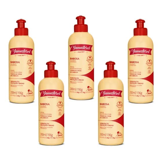 Kit 5 Cremes Yamasterol Barbosa e D-Pantenol 200g  - Multifuncional