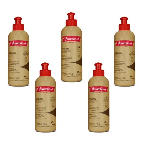 Creme Multifuncional Yamasterol Argan 200g (Kit C/05) - Perfumaria em Casa