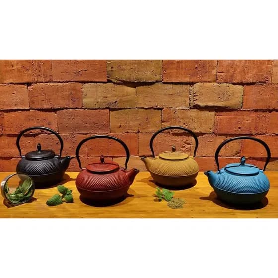 Chaleira de Ferro Azul Esmaltada MTA
