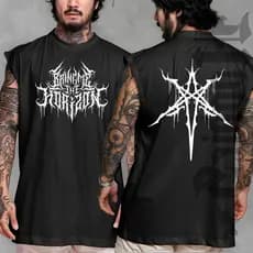 Camiseta regata machao oversized masculino Bring me The Horizon BMTH Banda Rock N Roll Gotico Punk longline unissex