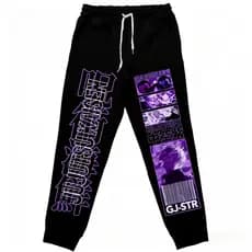 Calça Moletom Sweatpants Casual Esportiva Unissex Streetwear Jujutsu Kaisen Satoru Gojo Anime Manga