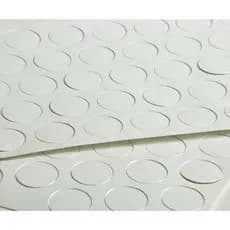 15 Cartelas Tapa Furo Adesivo Branco Tx Pvc 13mm - 720 Unds