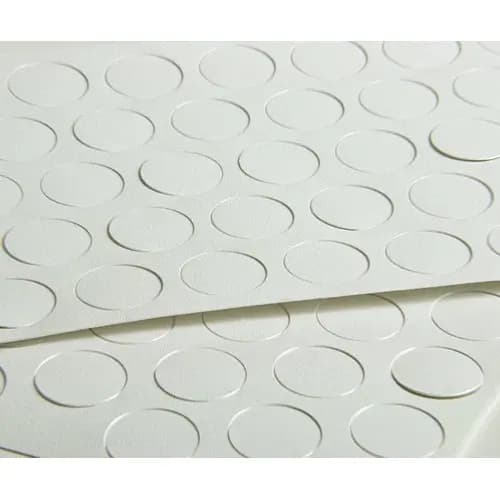 45 Cartelas Tapa Furo Adesivo Branco Tx Pvc 13mm - 2.160 Unds