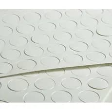 45 Cartelas Tapa Furo Adesivo Branco Tx Pvc 13mm - 2.160 Unds