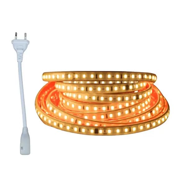 FITA LED SLIM C/ DUPLA FACE 15m CORTE 10CM C/ PLUG TOMADA