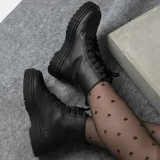 Coturno Feminino Bota Tratorada .