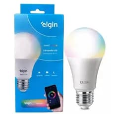 Lâmpada Smart Color Bulb Led 15w Bivolt Elgin Inteligente Wi-fi