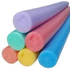 10 Boia Espaguete Macarrão Sem Furo Maciço Flutuador Piscina Canudo hidroginástica prancha