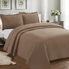 Kit Colcha Cobre Leito King 3 Peças Matelassê Cores