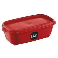Pote Organizador Multiuso Empilhável 500ml Retangular Color Marmita Geladeira Freezer UZ249 - Cores