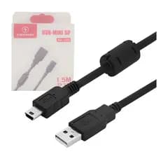 Cabo Carregador Para Controle Console 3ª Geração V3 Mini Usb 5p Kapbom KA-355