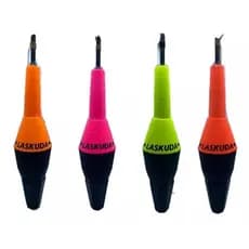 Boia Jr Torpedo Laskuda Laçamento 4 Unidades Kit Pesca Tamba cores variadas+2 furadinha alho