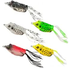 Isca Artificial Sapo Frog Anti Enrosco Black Bass 5.5cm 12gr Pesca de Traíras