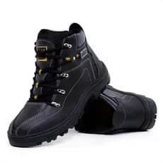 Bota Coturno Couro Sintético Promoção Envio NO MESMO DIA Confortável para Pequenas Trilhas