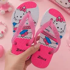 Chinelo Infantil Resistente de Super Herói e Princesas Confortável Moda Infantil de Menina e de Menino