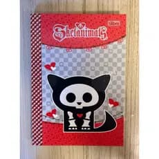 Caderno Tilibra Skelanimals - Caderno Vintage dos anos 2000 raro e antigo 1 matéria para colecionadores