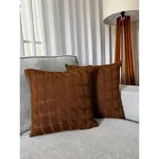 Kit 2 Capas De Almofada Decorativa Tricot 45x45 Sofa Cama