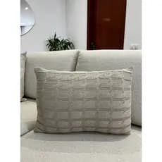 Capa De Almofada Decorativa Tricot 60x40 Sofa Cama