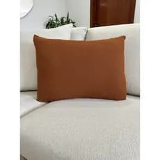 Capa De Almofada Decorativa Lisa Tricot 60x40 Sofa Cama