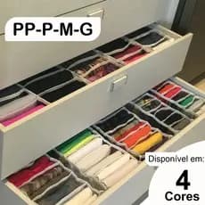 Colmeia Organizadora PP P M G 1 3 5 Unidades Organizador de Gaveta Guarda-Roupa Dobrável para Roupas
