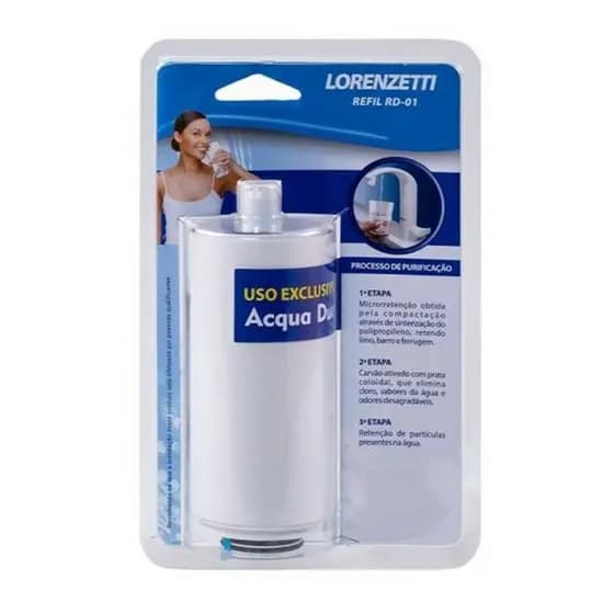 Refil Acqua Due Filtro Torneira Lorenzetti Original