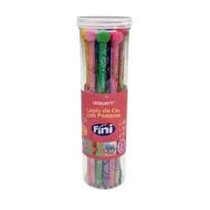 Lápis de Cor Triangular dom Pompom Fini - Pote C/12 Unidades Leo&Leo Leonora - 10584