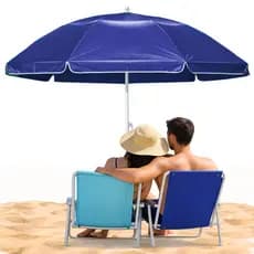 Guarda Sol Gigante  Uv Praia Piscina Respirável Verão Camping Incliável Reforçado Família Churrasco Giga