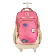 Mochila Rosa Glitter Packn'go, Estilo E Funcionalidade Para Brilhar Na Escola
