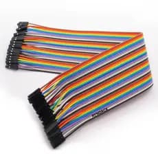 Cabo Jumper 20cm Femea X Femea 40 Unidades Para Arduino Es8266