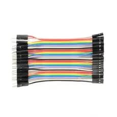 Cabo Jumper 10cm Macho x Fêmea – 40 Unidades – Compatível com Arduino, ESP32, ESP8266 e Módulos Diversos